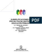 Ejemplificaciones de Proyectos de Centro de Educacion Primaria