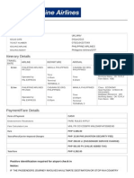 Electronic Ticket Receipt, June 11 For SUDIO WILFREDO JR MR