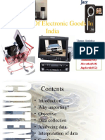 Imports of Electronic Goods in India