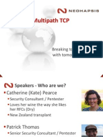 Multipath TCP Breaking Todays Networks With Tomorrows Protocols