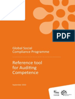 GSCP Ref Tool For Auditing Competence Sept2010