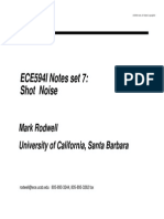 ECE594I Notes Set 7: Shot Noise: Mark Rodwell University of California, Santa Barbara y