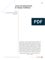 Processo de Dobramento de Chapas Metalicas