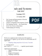 Signal and System Lecture 13