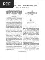 t1992Narrow-Band Optical Channel-Dropping Filter