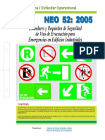 NEO-52 Estándares y Requisitos de Seguridad de Vías de Evacuación para Emergencias en Edificios I