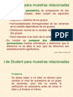 T Student Relacionadas