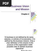 The Business Vision and Mission