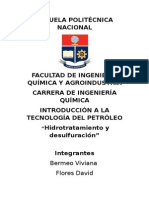 Hidrotratamiento y Desulfuración