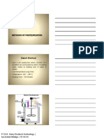 Methods of Pasteurization: Batch Method