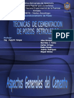 Tecnicas de Cementacion Grupo # 1