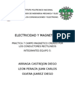 Campo Magnetico Creado Por Los Conductores Rectilineos