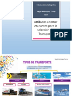 Atributos de Los Tipos de Transporte