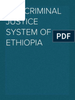 The Criminal Justice System of Ethiopia