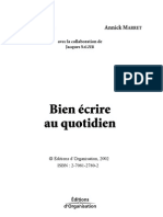 Bien Écrire Au Quotidien: Lettres