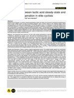 Relation Between Lactic Acid Steady-State and Muscle Oxygenation in Elite Cyclists