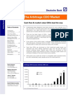 Deutsche Bank - The Arbitrage CDO Market (2000-03)