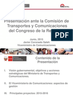 Telecomunicaciones en Perú: Fibra Óptica, TV Digital, Banda 700 MHZ, Internet y Telefonía (Junio 2015)