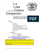 Mpeg4 Avc h264 Video Codecs Comparison