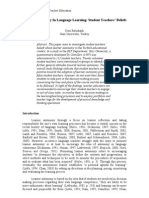 Learner Autonomy in Language Learning Student Teachers' Beliefs