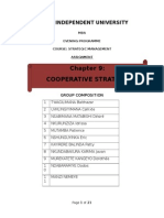 Mba - Group 5 - Cooperative Strategy Final