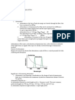 Loss Characteristics of Optical Fiber