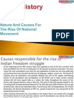 10 (A) Nature and Causes For The Rise of National Movement