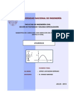 Examen de Dinámica Estructural