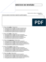 Exercícios de Revisão