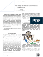 Características para Elegir Instrumentos Electrónicos de Medición.