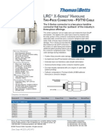 Memoria Tecnica de Conectores Cable 500 PDF