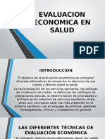 Evaluacion Economica en Salud