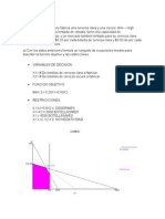 Ejemplos de Modelos de Programación Lineal para El Ensayo