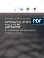 National Technical Guideline For Landscape Character Analysis and Assessment at The Regional and Sub-Regional (Provincial) Levels