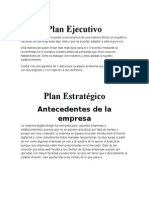 Plan Ejecutivo