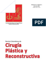 CIRUGÍA PLÁSTICA Y RECONSTRUCTIVA Volumen 21 #1 Junio 2015