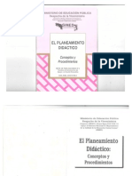 Planeamiento Didáctico - Conceptos y Procedimientos - SIMED