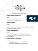 Steam Turbine Q &amp A