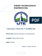 Ciencias Fisica S y Quimicas