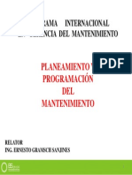 Planeamiento y Programación Del Mantenimiento