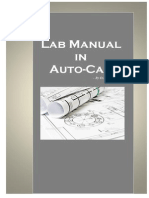 Auto CAD Lab Manual by Shrungare R R