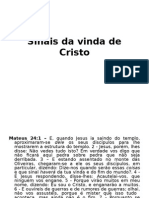 Sinais Da Vinda de Cristo