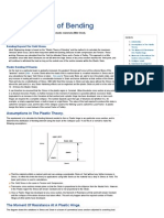 Plastic Theory of Bending - Materials - Engineering Reference With Worked Examples PDF