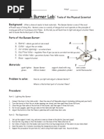 Bunsen Burner Lab