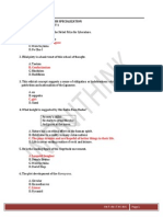 Majorship English - Literature 1 PDF