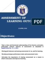 Assessment of Learning Outcome