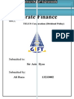 Corporate Finance: Submitted To