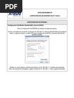 Configuración de Modems Gilat SEII y Idirect PDF