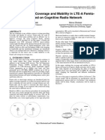 Improvement of Coverage and Mobility in LTE-A Femto-Cell Based On Cognitive Radio Network