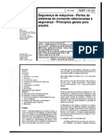 NBR 14153) - Segurança de Máquinas-Partes de Sistemas de Comando Relacionadas À Segurança-Princípios Gerais para Projeto